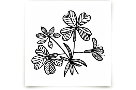 heart leaves Fine Art Prints