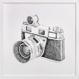Flashing Lights Vintage Camera