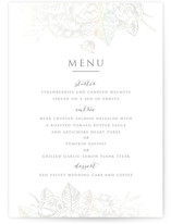 Gilded Wildflowers Gloss-Press® Menus