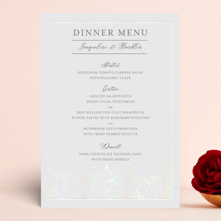 Blooming Peonies Gloss-Press® Menus