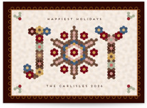 Joy Quilt Minted x The Met Holiday Cards