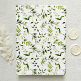 Greenery Vellum Jacket for Wedding Invitations, Botanical Leaves Translucent Wrap, Elegant Nature Wedding Suite | Set of 10 Invitation Jackets and Overlays