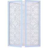 Gatefold Laser Cut Invitation Covers with Vellum for 5x7 Card | Set of 10 | Envelopes Included Invitation Jackets and Overlays