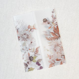 Autumn Florals Vellum Jacket | Set of 10 Invitation Jackets and Overlays