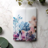 Garden Watercolor Vellum Wrap | Set of 10 Invitation Jackets and Overlays