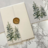 Evergreen Tree Vellum Jackets (10 Pack) Invitation Jackets and Overlays