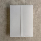 Aurelia dot silver trim vellum wrap for 5x7 cards | pack of 10 Invitation Jackets and Overlays