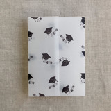 Congrats graduation printed vellum wrap for 5x7 card  | pack of 10 Invitation Jackets and Overlays