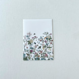 Vellum botanical illustration of wildflowers  Vellum Wrap | Set of 10 Invitation Jackets and Overlays