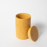 Cotton Swab Holder - Marigold Terrazzo Decorative Storage