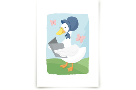 Mother Goose Children's Art Prints
