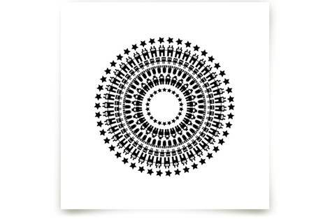 Robot Mandala Children's Art Prints