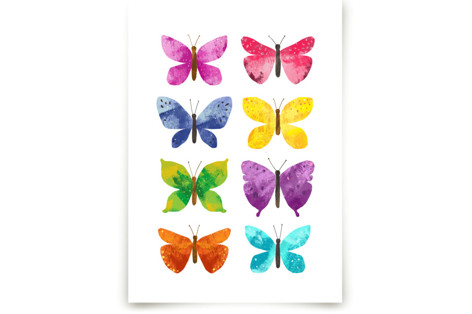 My Butterflies Children's Art Prints