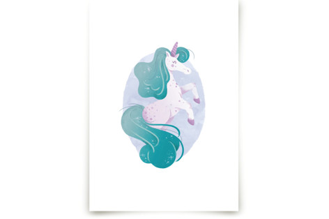 One of a Kind Unicorn Children's Art Prints