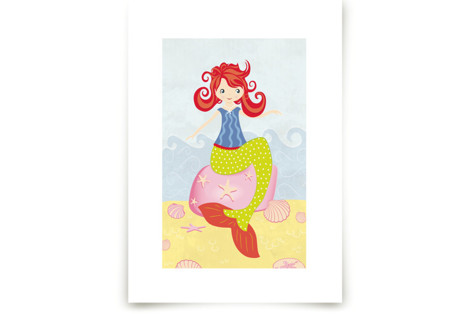 Mermaid Children's Art Prints