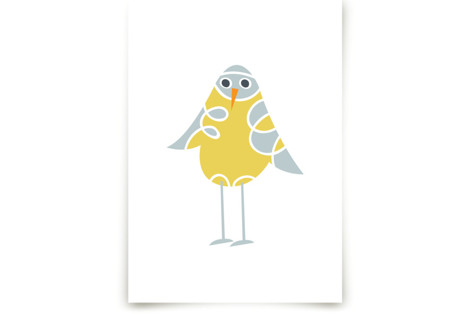 Sweet Baby Bird Children's Art Prints