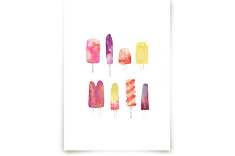 Popsicle Children's Art Prints