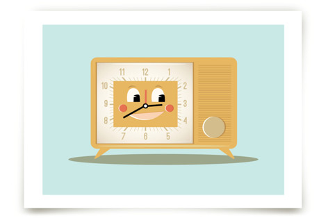 Mister Clark-Radio Children's Art Prints