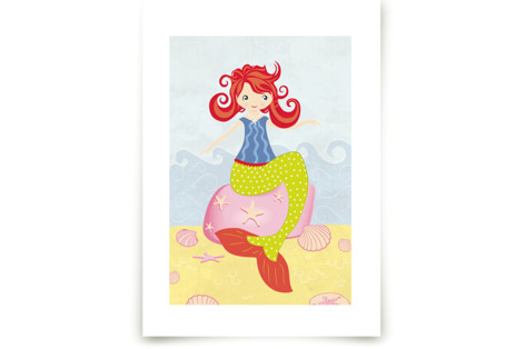 Mermaid Children's Art Prints