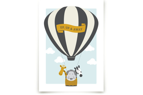 Beautiful Balloon Children's Art Prints