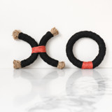 RED XOXO Rope Decor Original Sculpture
