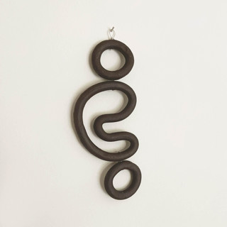 Ceramic Mini Wall Doodle #41 Original Sculpture