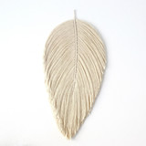 Macrame Leaf Original Sculpture