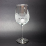 Florence, Italy Skyline Wine Glass Glassware