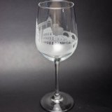 Rome, Italy Skyline Wine Glass Glassware