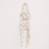 Josephine Wall Knot Sculpture, natural Original Textile Art