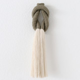 Small Love Knot-Basil Original Textile Art