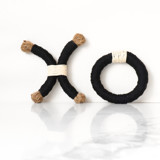 XOXO Rope Decor- Natural Original Textile Art