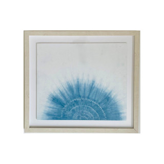 Indigo Sunrise Original Textile Art