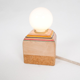 Recycled Skateboard Base Lamp Table Lamps