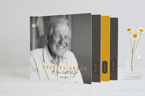 legacy Memorial Minibook Cards