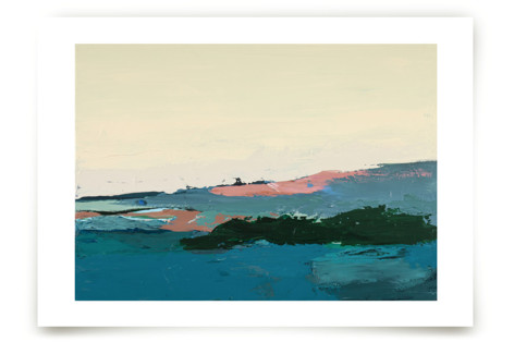 Santa Cruz at Sunset Abstract Fine Art Prints