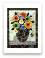 Zinnia Bouquet by Amelia Gluba