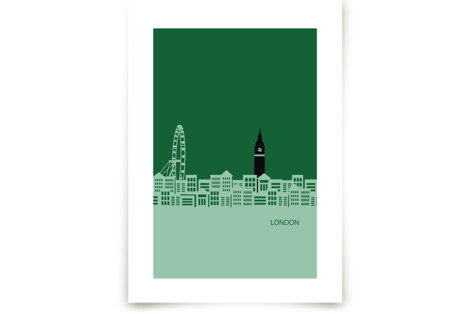 London Pop Art City Fine Art Prints