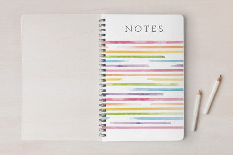 Colorfully Striped Notebook