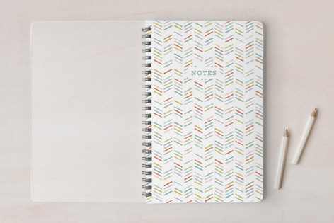 Drawn Herringbone Notes Notebook