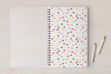 Little Hearts Pattern Notebook