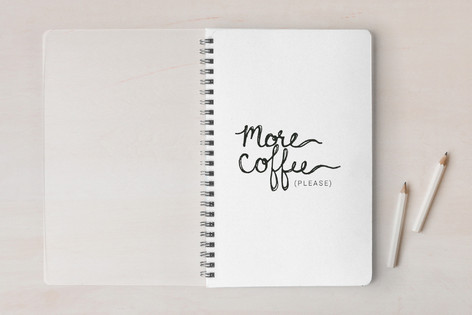 More Coffee Please! Notebook