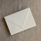 Cream A7 deckled edge euro flap envelope | PACK of 10 Envelopes
