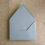 Steel blue A7 euro flap envelope | pack of 10 Envelopes