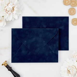 Navy Velvet Envelopes Envelopes