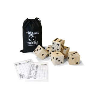 Yard Games Large Wooden Yard Dice with Scoresheets Wedding Games