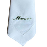 Custom Name-Embroidered Dinner Napkins Napkins