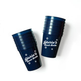 Bachelorette Blooms Personalized Cup, Plastic Stadium Cup, set of 50 Paper and Plastic Cups