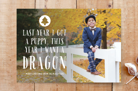 Big Christmas Wish Custom Stationery