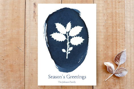 Holly Season Custom Stationery